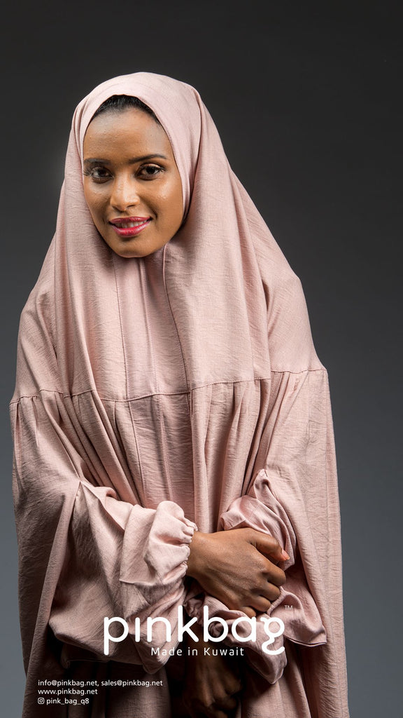 FATIMA set | ثوب و سجادة خفيفه و حقيبه قماش