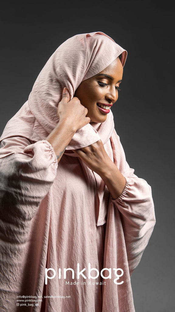 FATIMA set | ثوب و سجادة خفيفه و حقيبه قماش