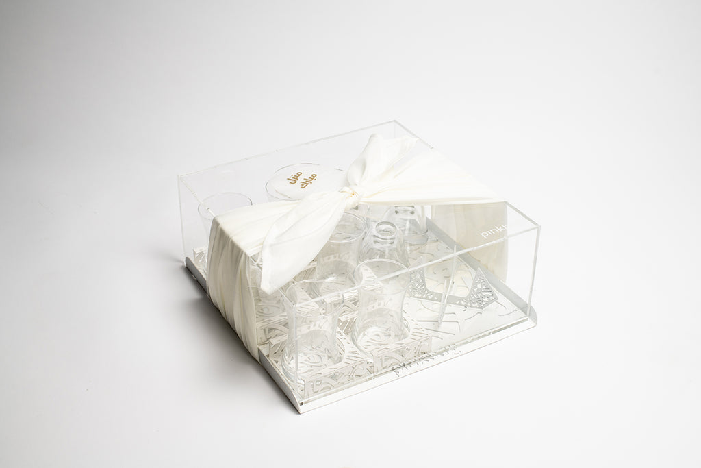 HARF coffee and tea gift set | white