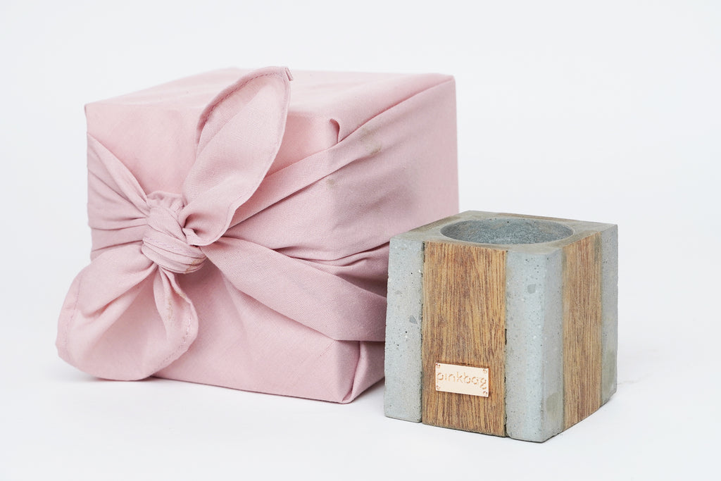 4D wood|concrete GIFT | pink
