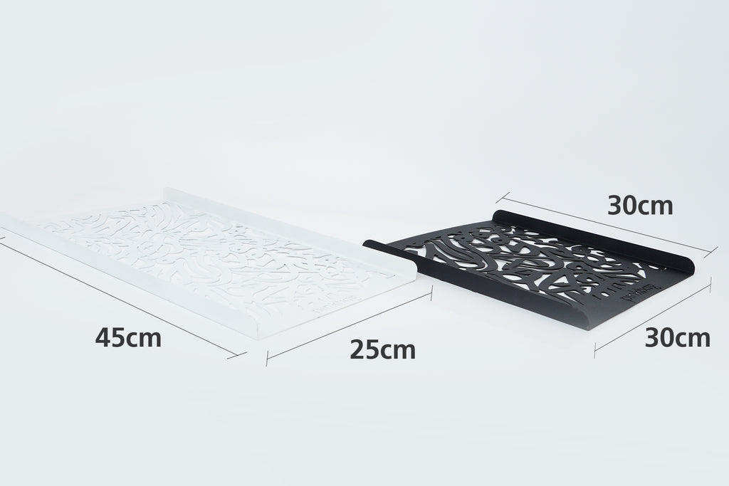 HARF  TRAYS SET | white