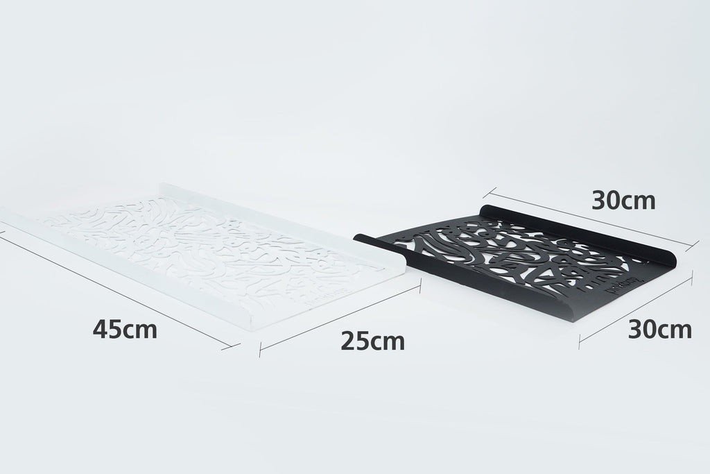 HARF  TRAYS SET | black