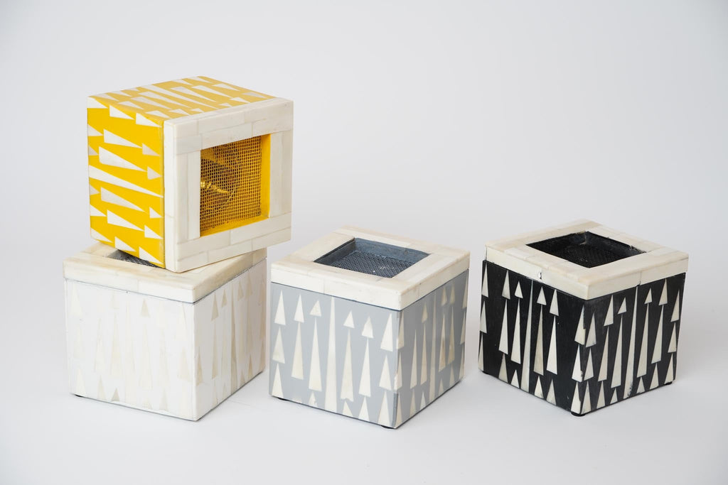 Triangles hair mubkhar | yellow