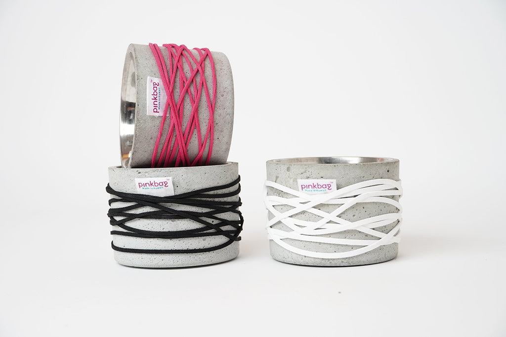 Round colored thread Mubkhar | black