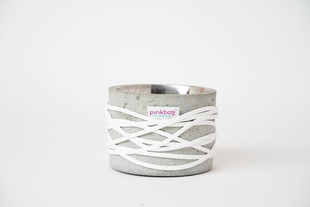 Round colored thread Mubkhar | white