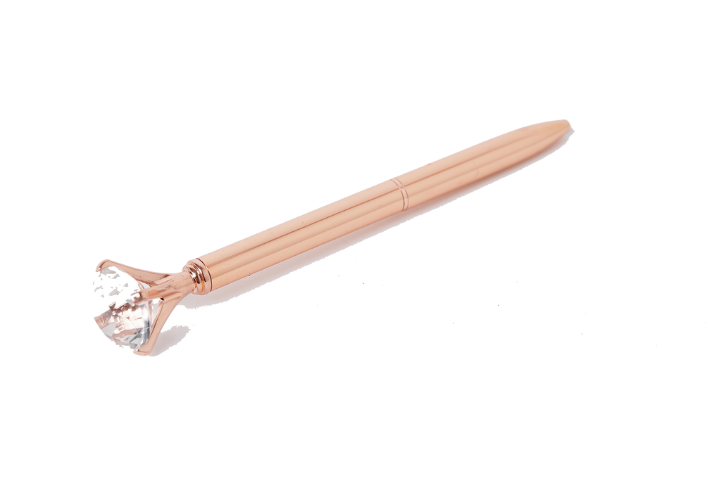 crystal pen | rose gold