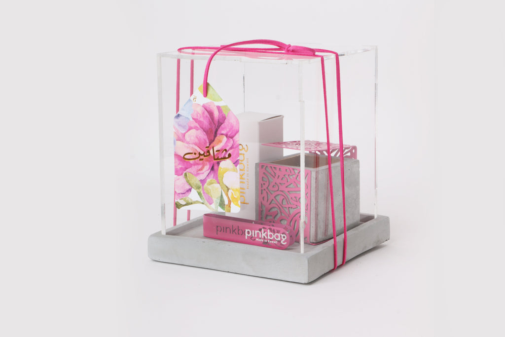 Colored slider mubkhar gift  with acrylic box