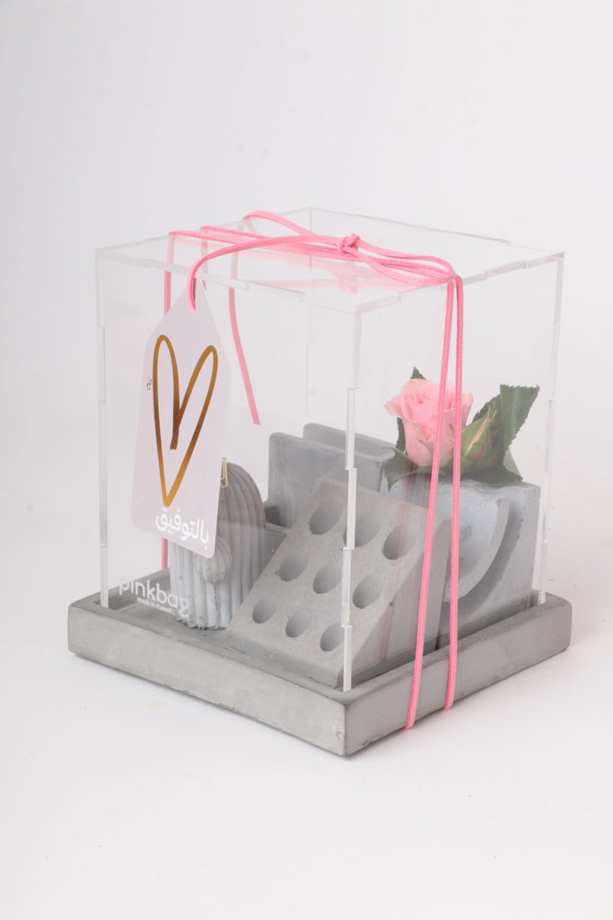 small office gift set with acrylic box