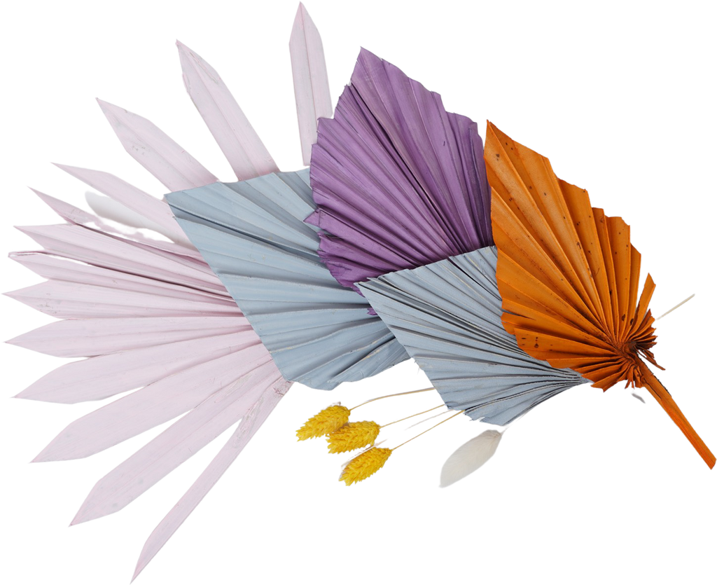 add dried flowers - اللون حسب لون التغليف