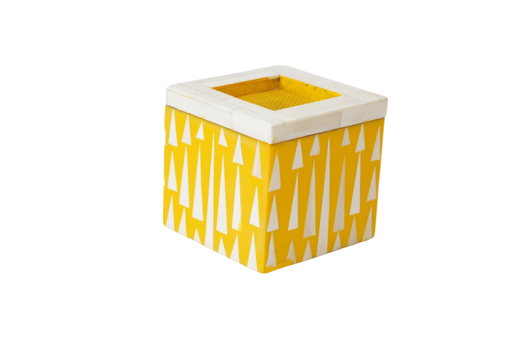 Triangles hair mubkhar | yellow