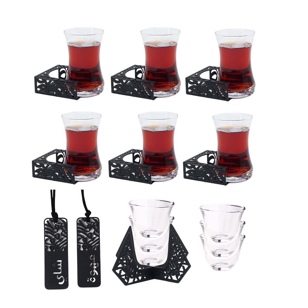 HARF COFFEE AND TEA SET | black