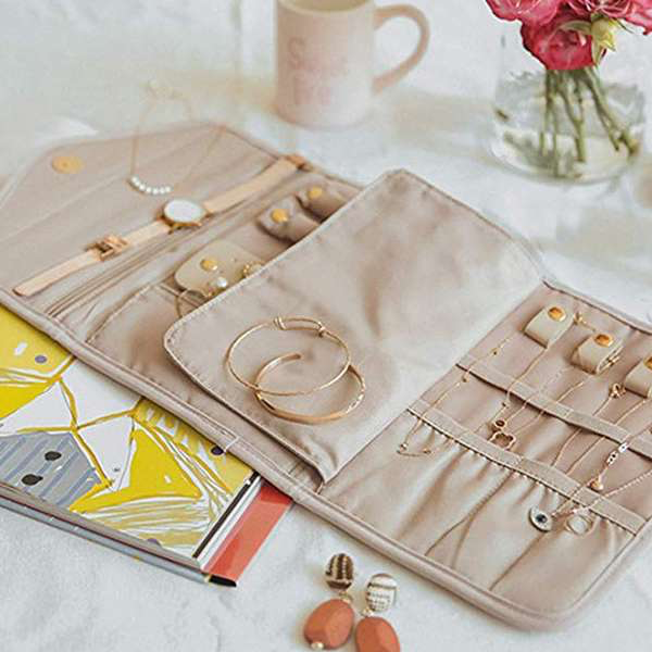 Travel Jewelry Organizer Roll