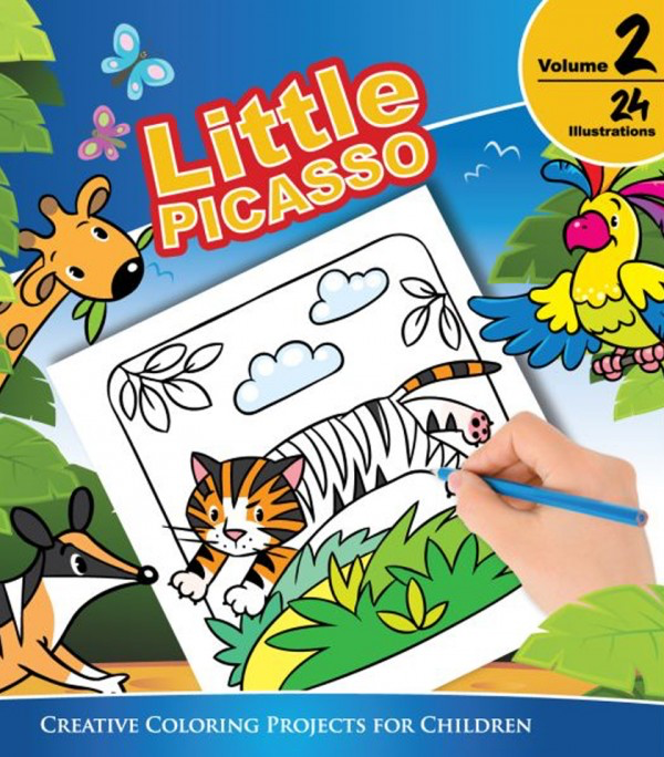 اوراق تلوين بيكاسو للأطفال - Vol.2