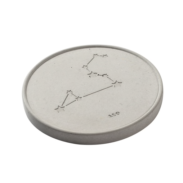 12 Horoscope Concrete Disc Coaster