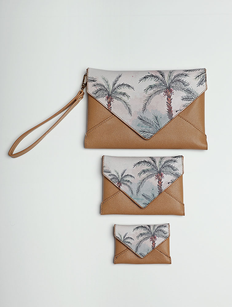 AMINA 003 envelopes set:  PALM TREE