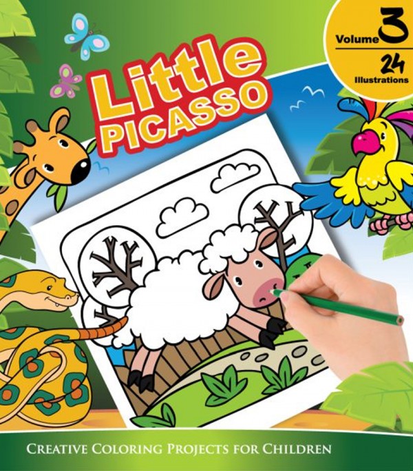 اوراق تلوين بيكاسو للأطفال - Vol.3
