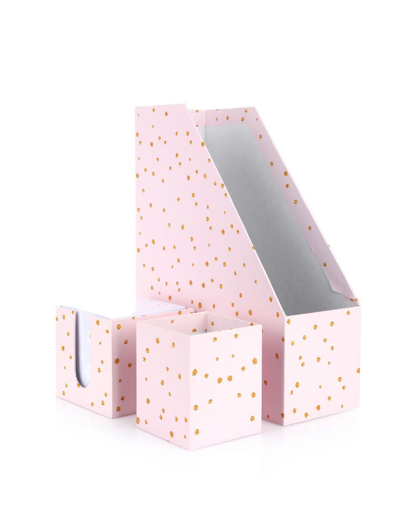 طقم مكتب وردي