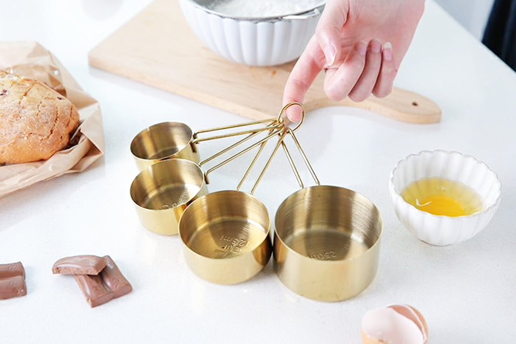 Steel Measuring Cup Set Scale