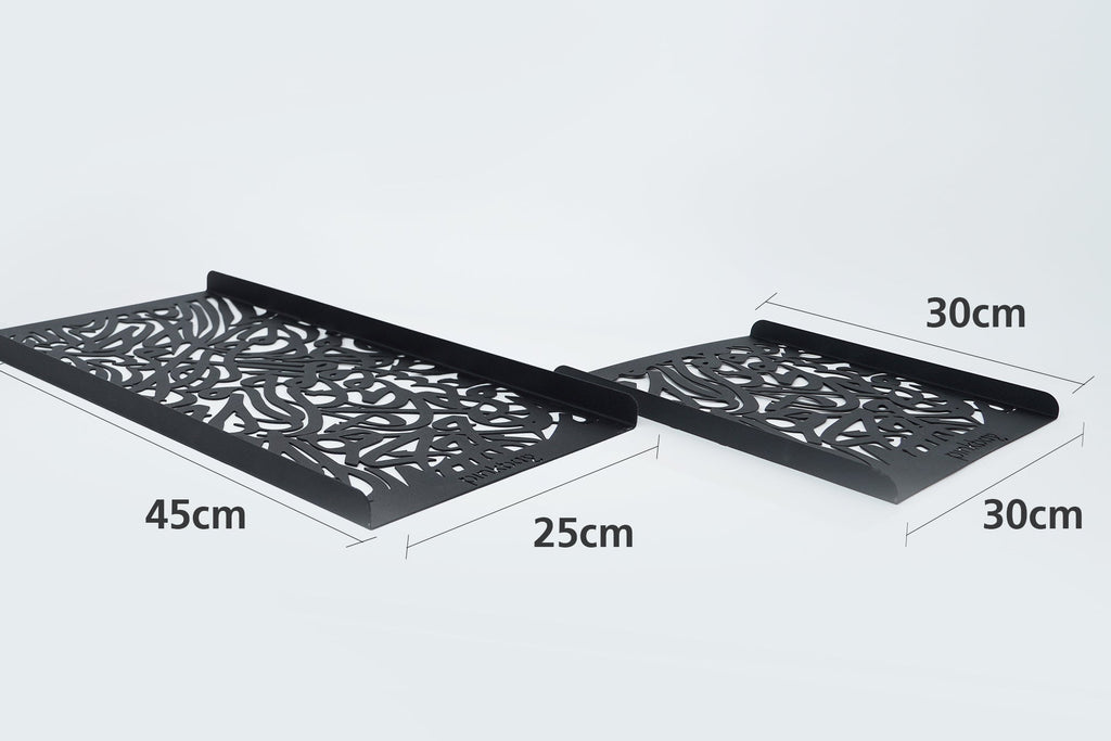 HARF  TRAYS SET | black