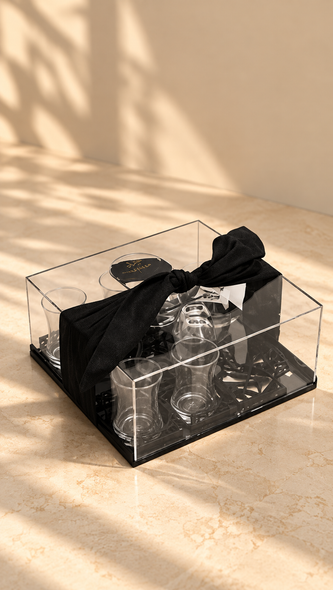 HARF coffee and tea gift set | black