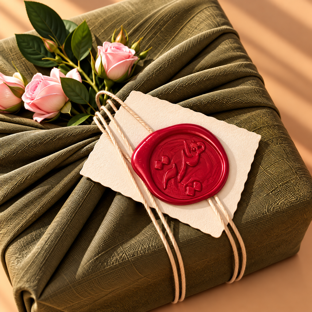 wax stamping اضافة ختم شمع
