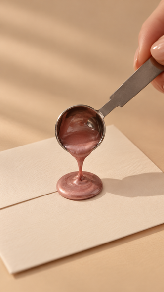 Sealing wax spoon