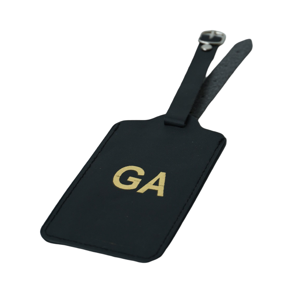 customized travel leather tag