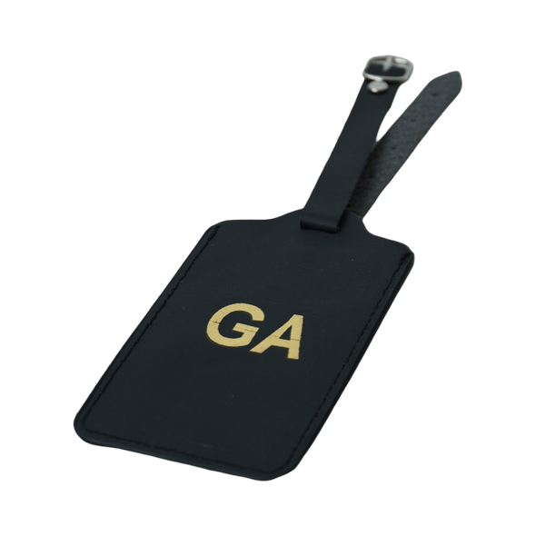 customized travel leather tag