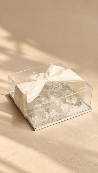 HARF coffee and tea gift set | white