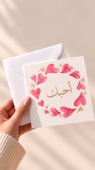 TMS Card أحبك