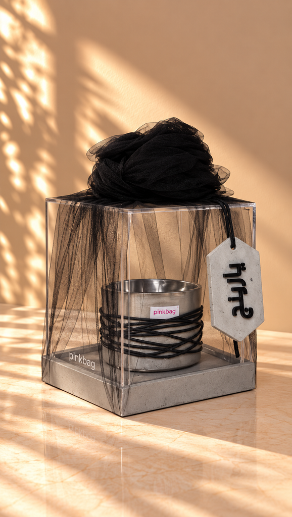 Round Thread mubkhar gift set | black