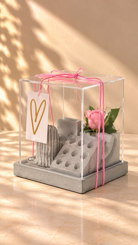 small office gift set with acrylic box