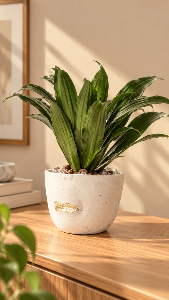 Face  abstract planter | white