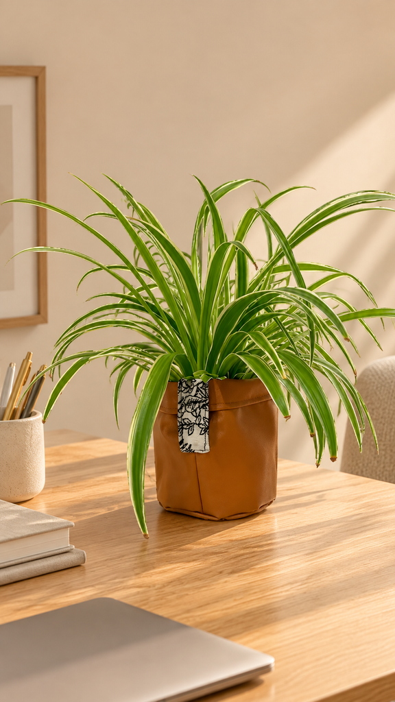 teacher set| plant leather pot