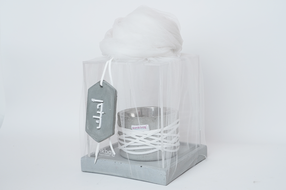 Round Thread mubkhar gift set | white