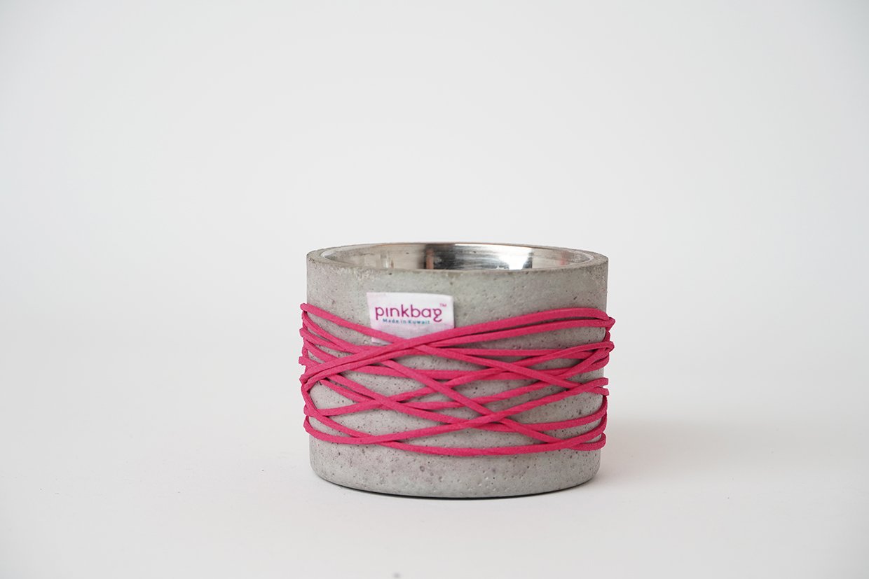 Round colored thread Mubkhar | pink