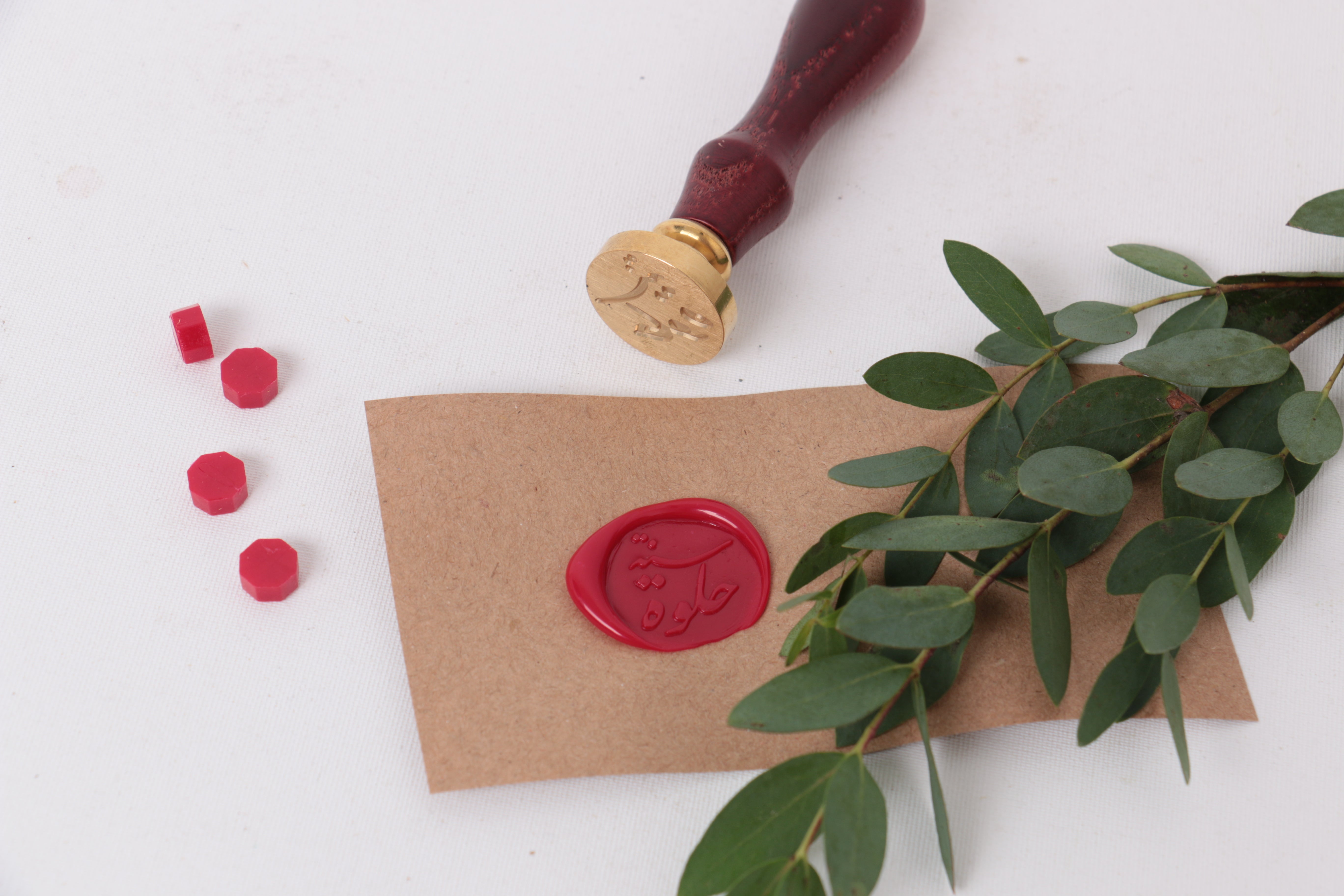 wax stamp tag