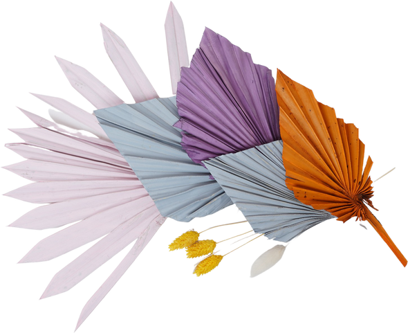 add dried flowers - اللون حسب لون التغليف