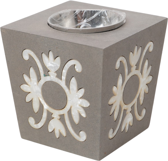 White Deniz 001 : wood mubkhar | gray