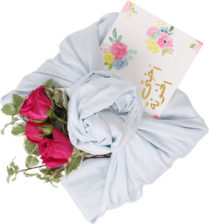 FABRIC Gift wrapping -cotton  |  اللون حسب الكرت الي تختارونه - تغليف فقط