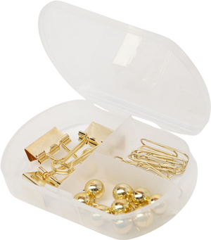 clips and pins set | gold