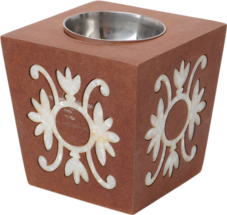 White Deniz 005 : wood mubkhar | brown