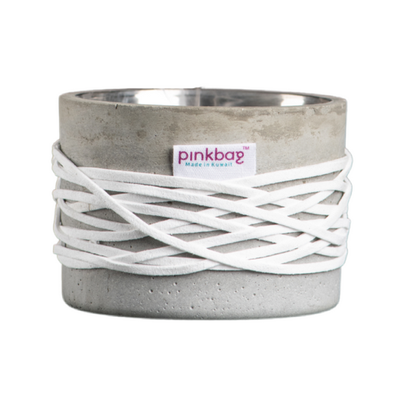 Round colored thread Mubkhar | white