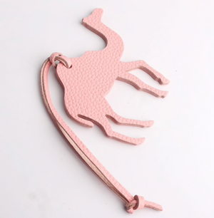 Genuine Leather Camel charm