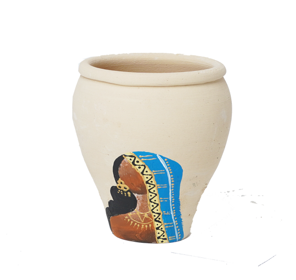BLUE lady mini pot